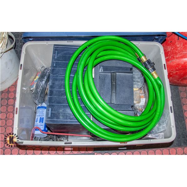 STORAGE BIN WITH 2 STACKABLE BINS