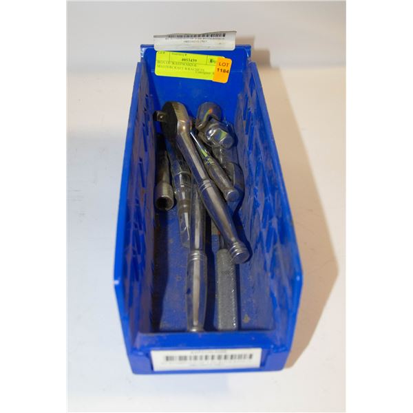 BOX OF WASTWARD & MASTERCRAFT RATCHETS