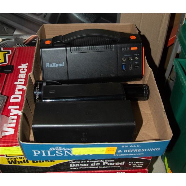 FLAT WITH THREE POWER BANKS