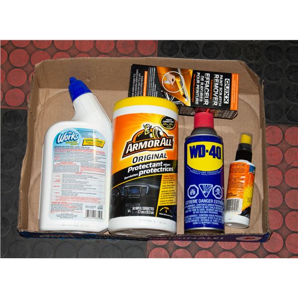 NEW ARMOR ALLX2,WD 40, SCRATCH REPAIR KIT