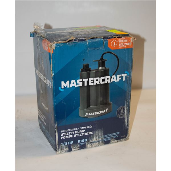 MASTERCRAFT 1/3HP UTILITY PUMP