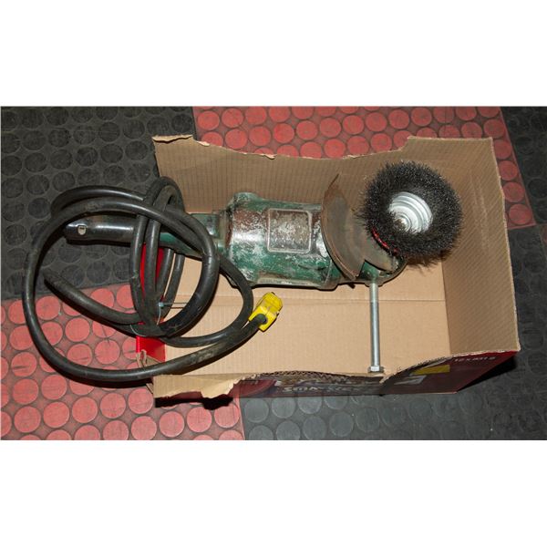 7" ANGLE GRINDER WITH CUP BRUSH