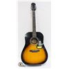 Image 1 : EPIPHONE ACOUSTIC MODEL FT100 VS SUNBURST IN HARD