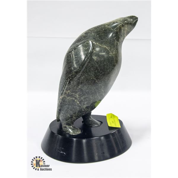INUIT PENGUIN CARVING 12 INCHES TALL