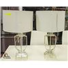 Image 1 : TWO DECOR GLASS NIGHT LAMPS