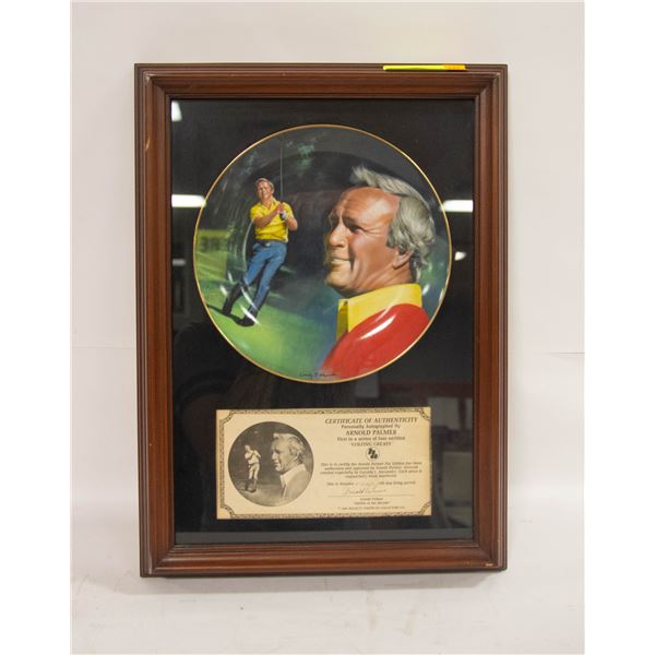 FRAMED LTD EDITION NUMBERED PLATE