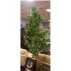 Image 1 : NEW CROSOFMI FAUX 7' OLIVE TREE W/ OLIVES