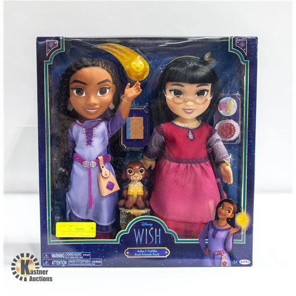 NEW DISNEY WISH ASHA & DAHLIA BEST FRIENDS PACK