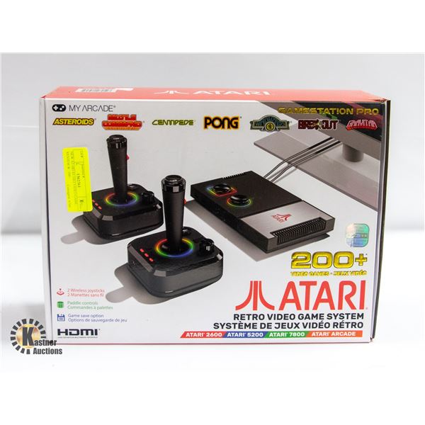 NEW ATARI RETRO VIDEO GAME SYSTEM W/ 200+
