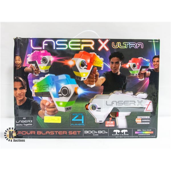 LASER X ULTRA 4 PLAYER LASER TAG GAME