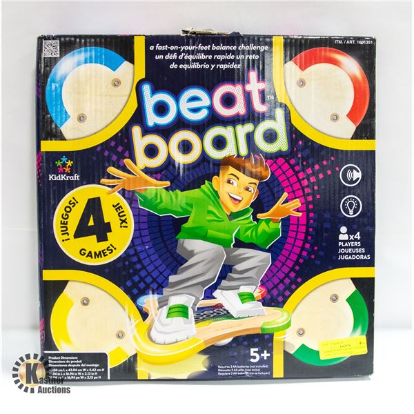 KIDKRAFT BEAT BOARD MUSICAL GAME, UP TO 4 PLAYERS