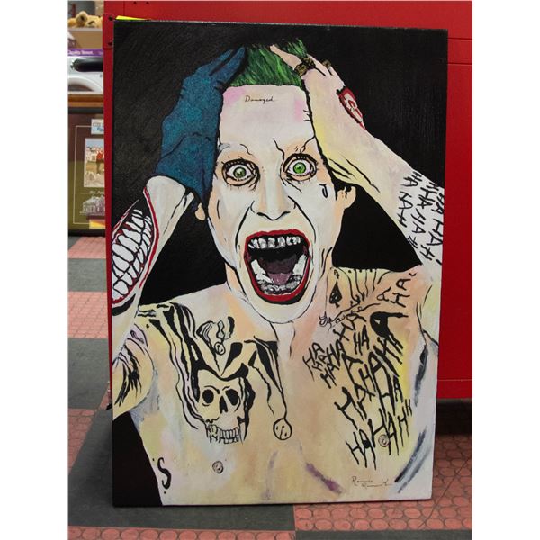 26 X 38.5 CANVAS ORIGINAL JOKER ARTWORK