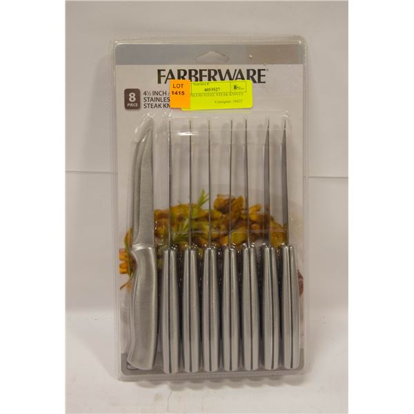 8 STAINLESS STEEL STEAK KNIVES