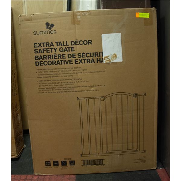 NEW WITH BOX SUMMER EXTRA TALL DECOR SAFETY GATE