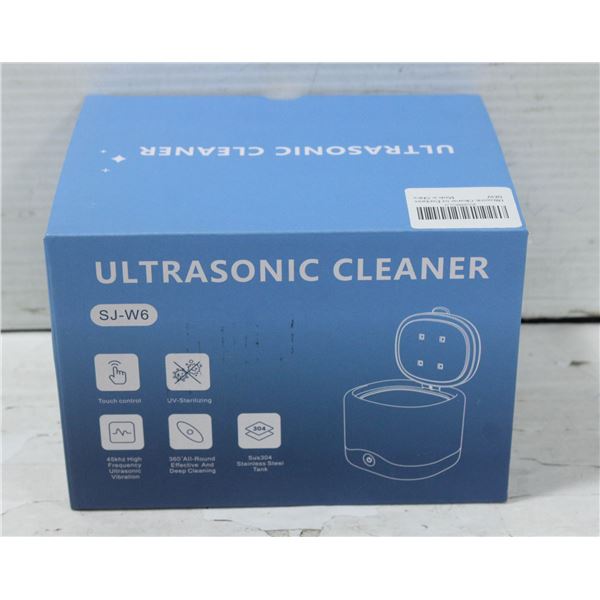 NEW ULTRASONIC CLEANER FOR DENTURES/JEWELRY/WATCH