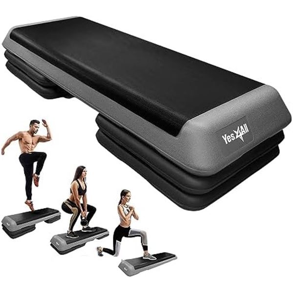 BRAND NEW YES 4 ALL GREY BLACK STEP PLATFORM