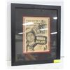 Image 1 : FRAMED CLASSIC BORDER OUTLAWS PICTURE 19" X 17"