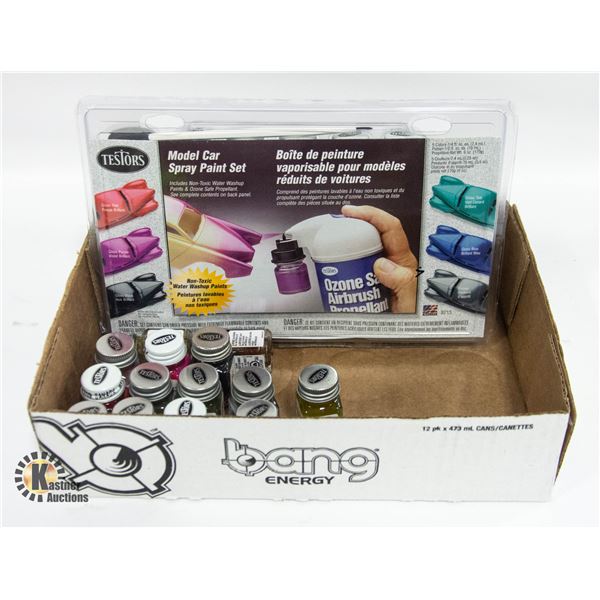 NEW TESTORS MODEL SPRAY PAINT SET
