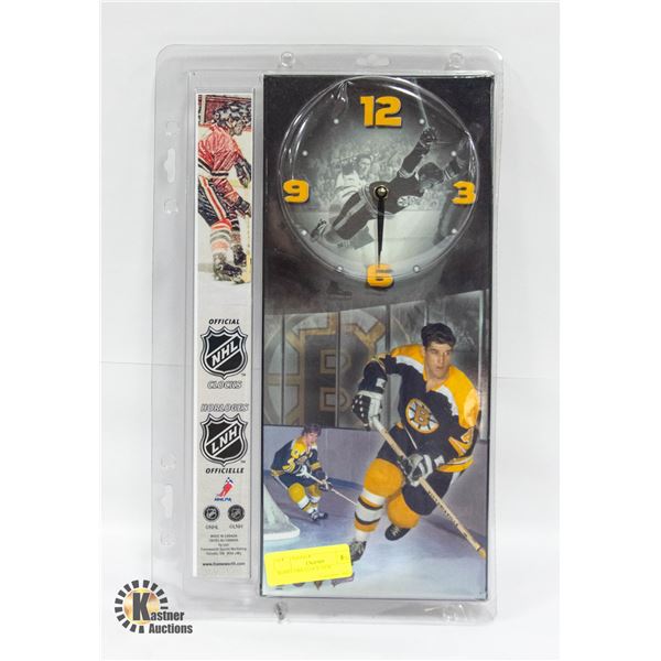 BOBBY ORR CLOCK NEW