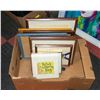 Image 1 : BOX OF 9 LARGE PICTURE FRAMES