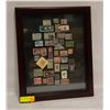Image 1 : FRAMED STAMPS 17" X 14"