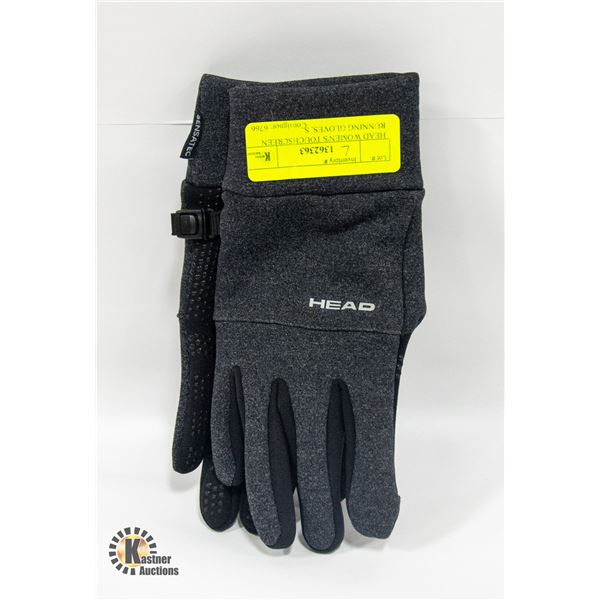 HEAD WOMEN'S TOUCHSCREEN RUNNING GLOVES, S