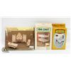 Image 1 : NEW 3 IN BOX'S DOLL FURNITURE