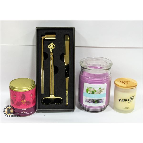 NEW/UNUSED CANDLE ITEMS INDIGO S3