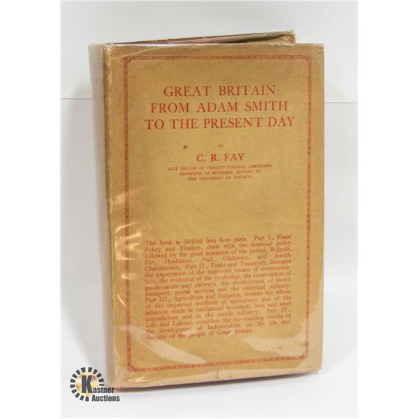 VINTAGE 1929 GREAT BRITAIN FROM