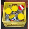 Image 1 : CRATE OF CANNED FOOD AND PEANUTS