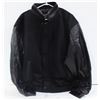 Image 1 : NEW B&W COLLECTION 50% BLACK LEATHER JACKET LRG