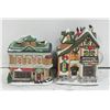 Image 1 : PAIR OF CHRISTMAS MINI HOUSES
