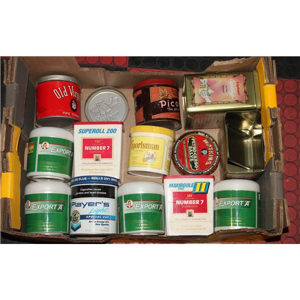 TOBACCO TINS