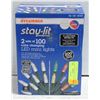 Image 1 : SYLVANIA STAY-LIT 2 SETS OF 100 COLOR CHANGING LED