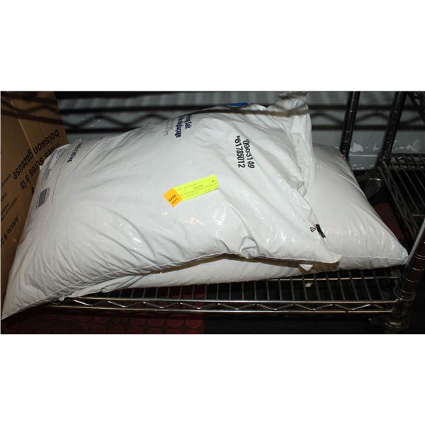 TWO BAGS 88 POUNDS TOTAL ROAD SALT