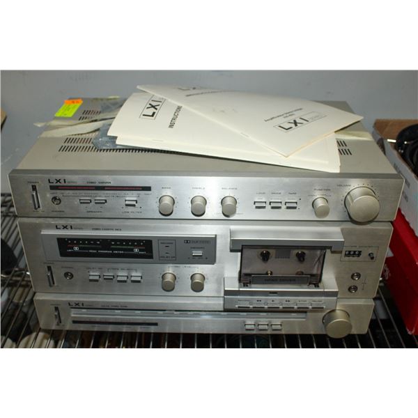 LX1 AMPLIFIER, STEREO AND TAPE CASSETTE PLAYER