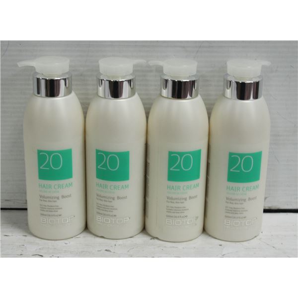 4 NEW BOTTLES OF BIOTOP PROFESSIONAL 500ML HAIR
