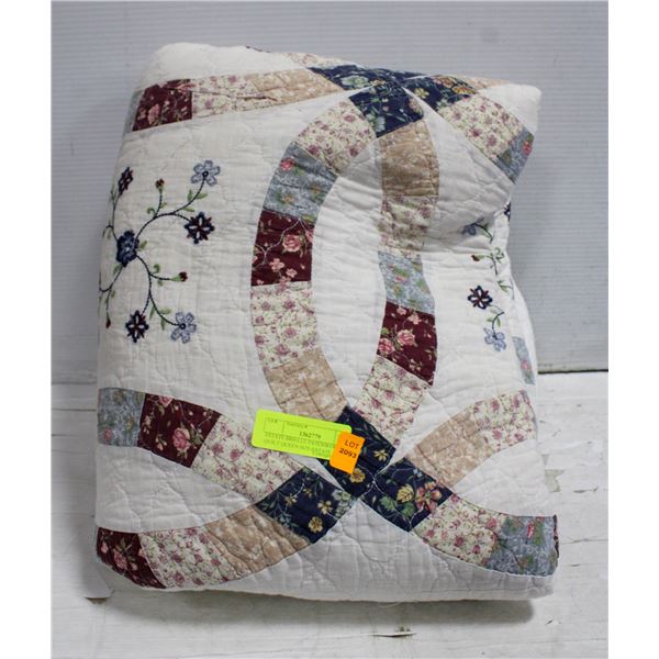 ESTATE BRIELLE PATCHWORK QUILT QUEEN SIZE-ESTATE