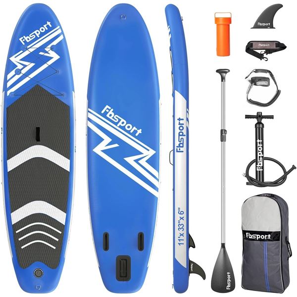 NEW FB SPORT INFLATABLE STAND UP PADDLE BOARD KIT