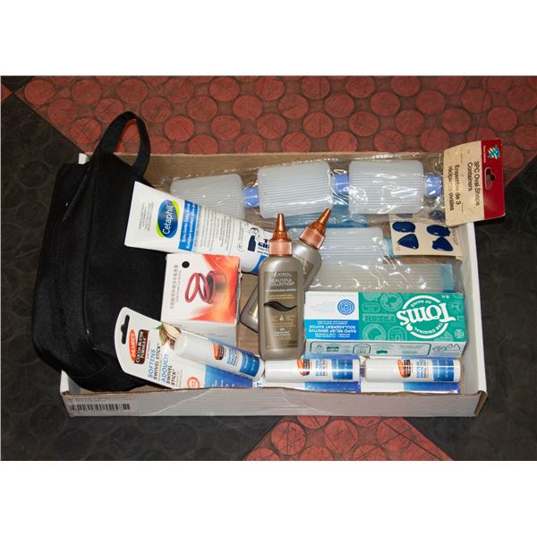 FLAT OF ASSORTED BRAND-NEW COSMETICS/SELF CARE