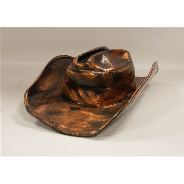 BRONZED COWBOY HAT