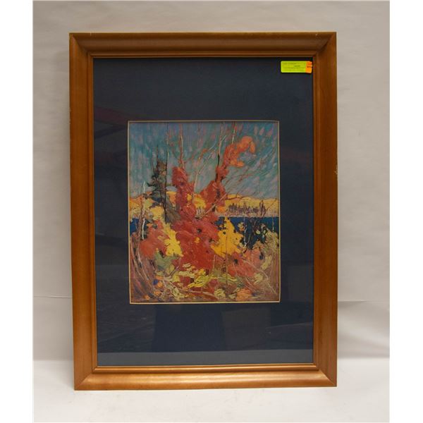 TOM THOMSON GROUP OF 7 ARTWORK FALL COLOUR