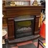 Image 1 : WOODEN ELECTRIC FIREPLACE 47"X13.5"