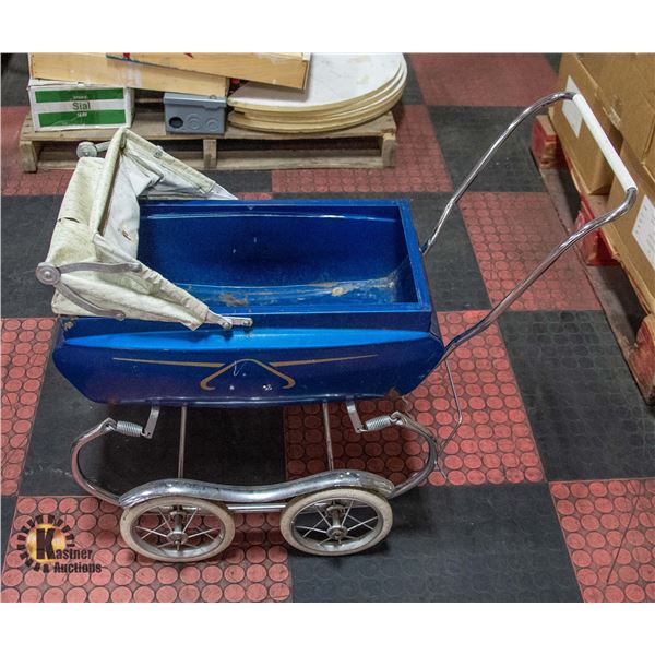 VINTAGE DOLL CARRIAGE - SWAN