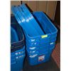 Image 1 : 5 USED 14 GAL RUBBERMAID BINS AND LIDS
