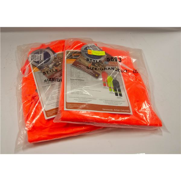 LOT OF 2 PIONEER FLAME RESISTANT BIB OVERALLS 4XL