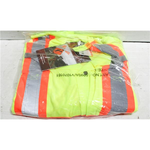 PIONEER HI VIZ COVERALLS SIZE LARGE