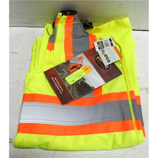 PIONEER HIGH VIZ SAFETY OVERALLS SIZE SMALL
