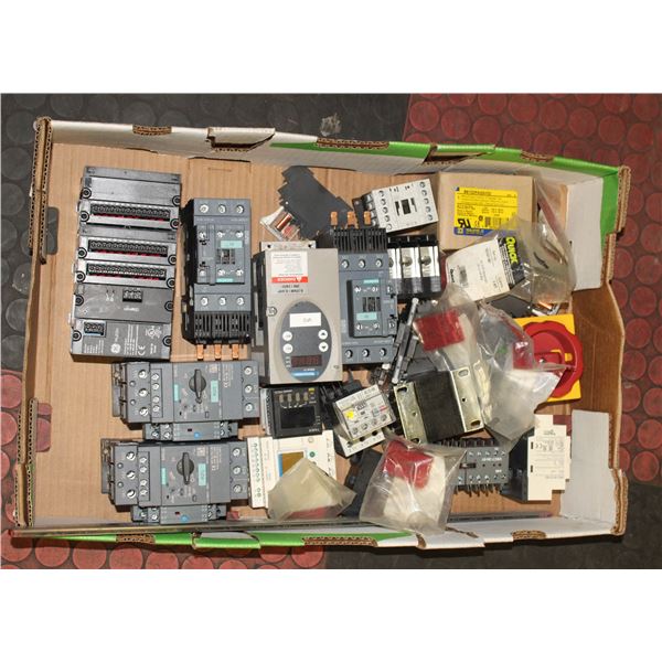 FLAT OF ELECTRICAL COMPONENTS