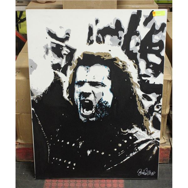 BRAVEHEART ORIGINAL ART ON CANVAS
